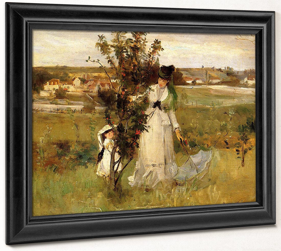 Hide And Seek 1873 Oil On Canvas By Berthe Morisot Fine Art Print