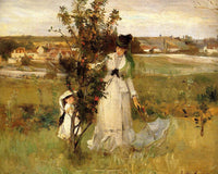 Hide And Seek 1873 Oil On Canvas By Berthe Morisot Fine Art Print
