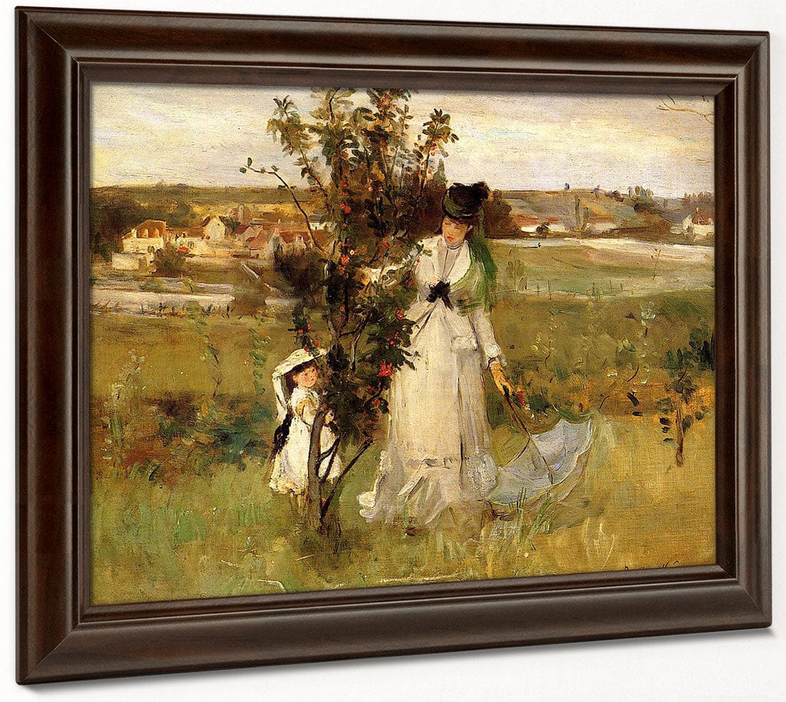 Hide And Seek 1873 Oil On Canvas By Berthe Morisot Fine Art Print
