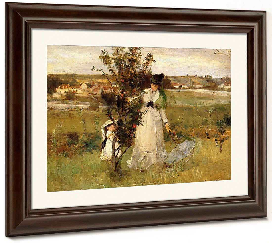 Hide And Seek 1873 Oil On Canvas By Berthe Morisot Fine Art Print