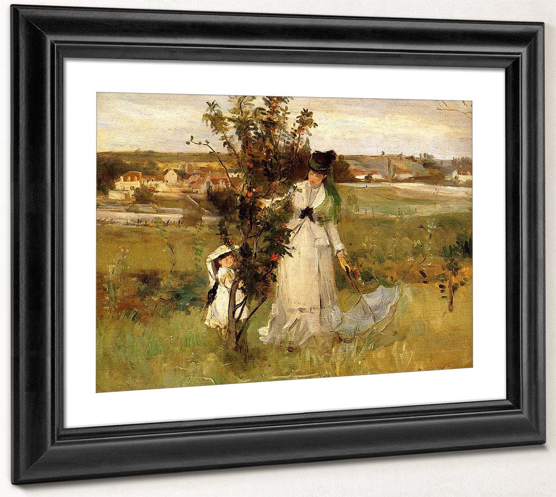 Hide And Seek 1873 Oil On Canvas By Berthe Morisot Fine Art Print