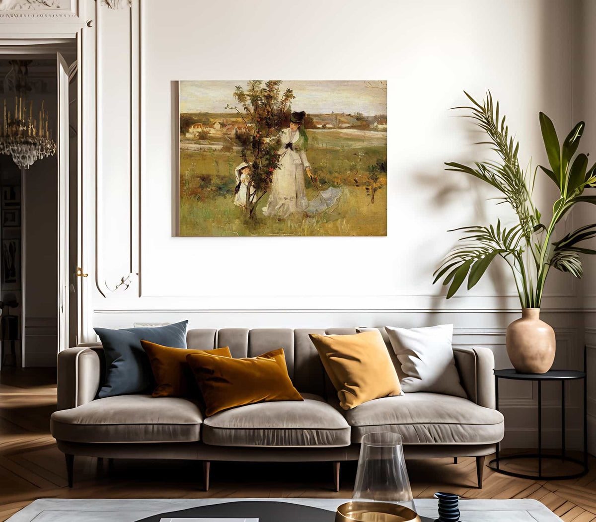 Hide And Seek 1873 Oil On Canvas By Berthe Morisot Fine Art Print