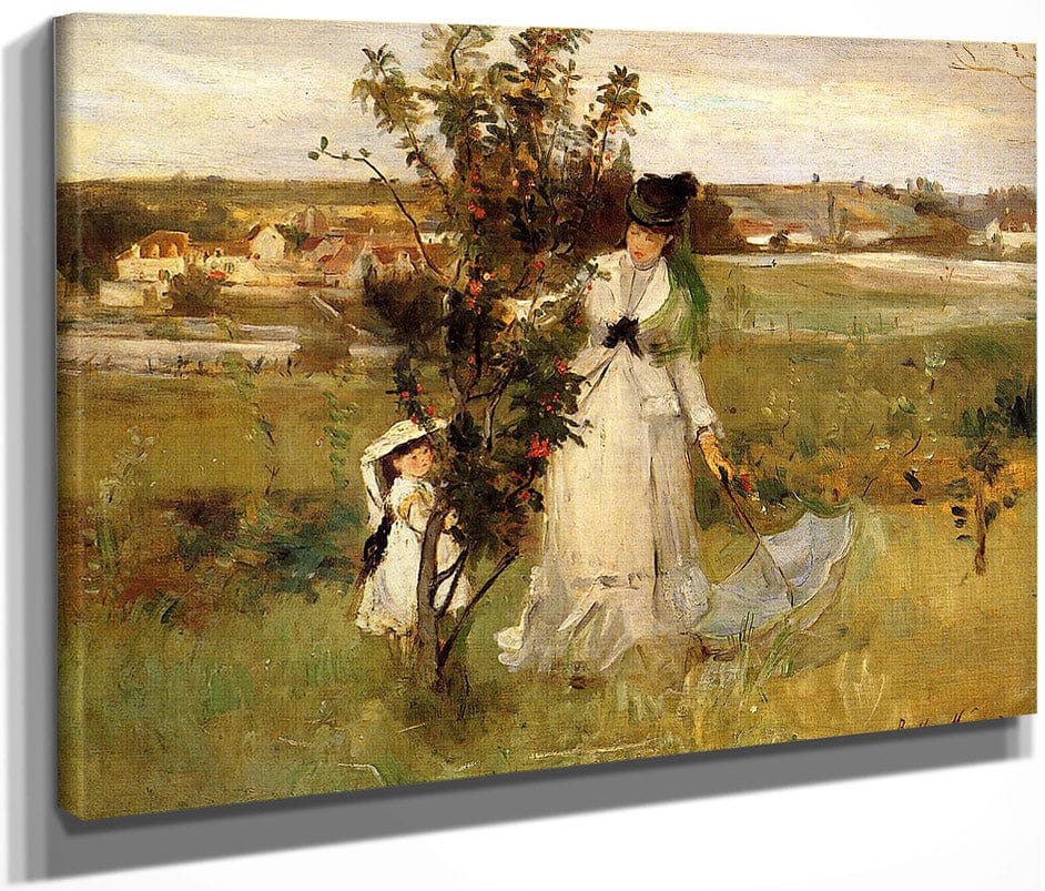 Hide And Seek 1873 Oil On Canvas By Berthe Morisot Fine Art Print