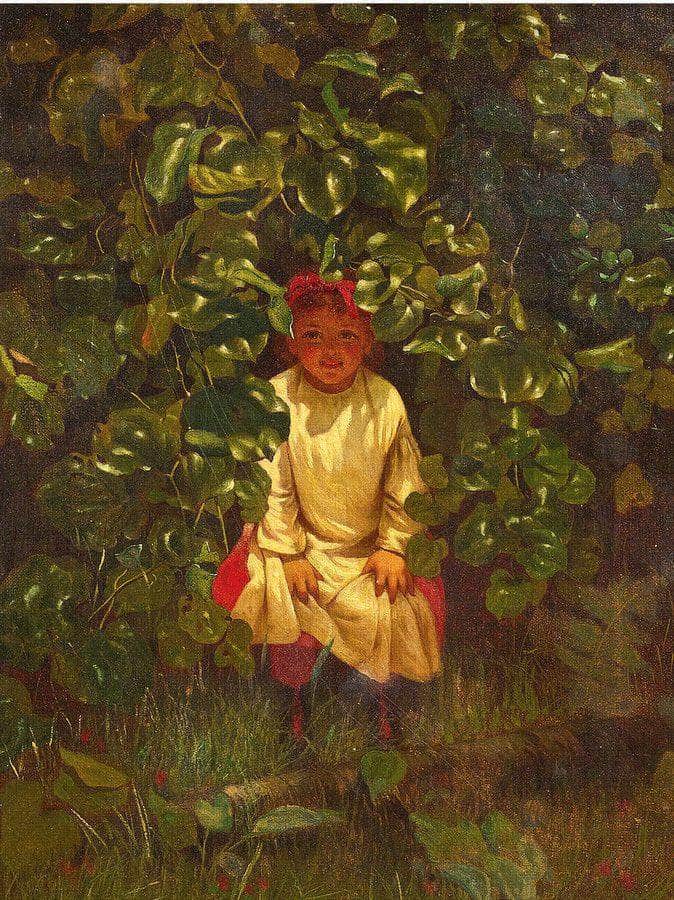 Hide And Seek By John George Brown Fine Art Print