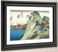 High Rocks By A Lake By Hiroshige Fine Art Print