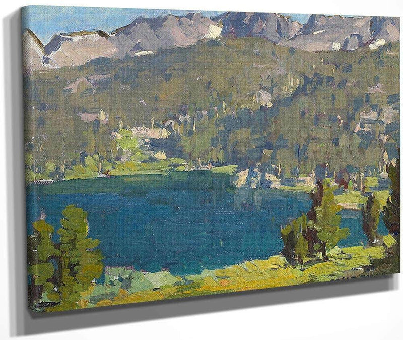 High Sierra Lake Scene By Edgar Payne Fine Art Print