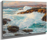 High Surf Along The Laguna Coast By Edgar Payne Fine Art Print
