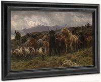 Highland Raid By Rosa Bonheur Fine Art Print