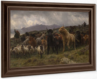 Highland Raid By Rosa Bonheur Fine Art Print
