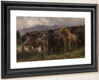 Highland Raid By Rosa Bonheur Fine Art Print
