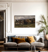 Highland Raid By Rosa Bonheur Fine Art Print