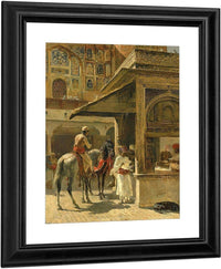 Hindu Merchants By Edwin Lord Weeks Fine Art Print