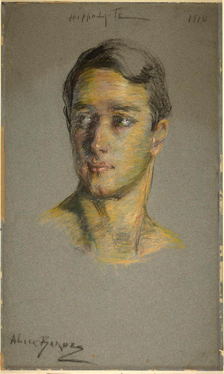 Hippolyte Thom By Alice Pike Barney Fine Art Print