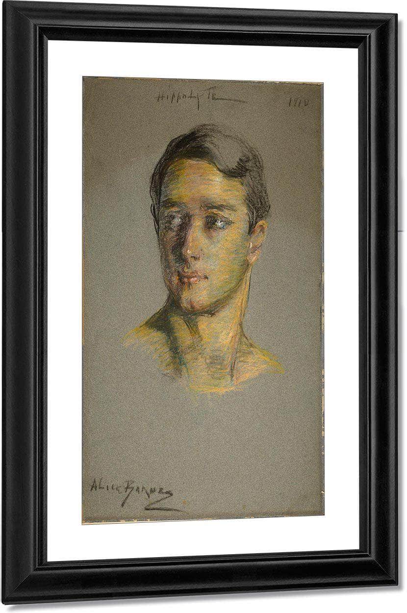 Hippolyte Thom By Alice Pike Barney Fine Art Print