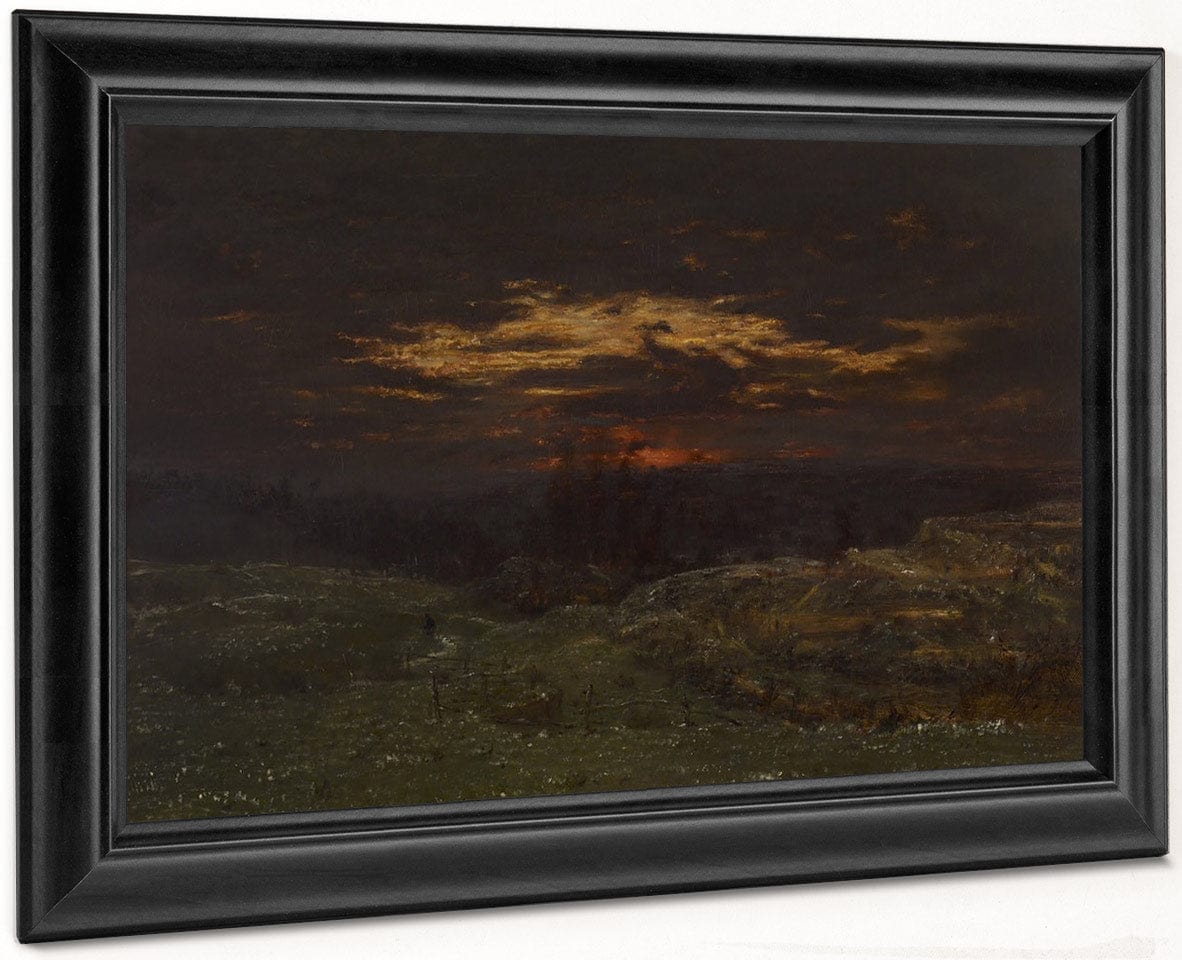 Hoarfrost 1845 By Theodore Rousseau Fine Art Print