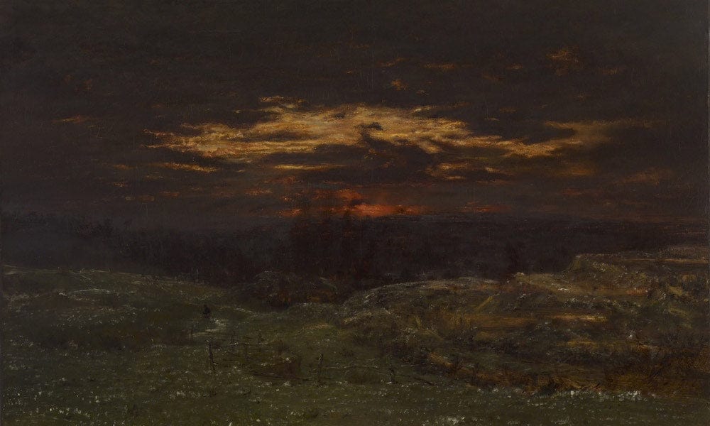 Hoarfrost 1845 By Theodore Rousseau Fine Art Print