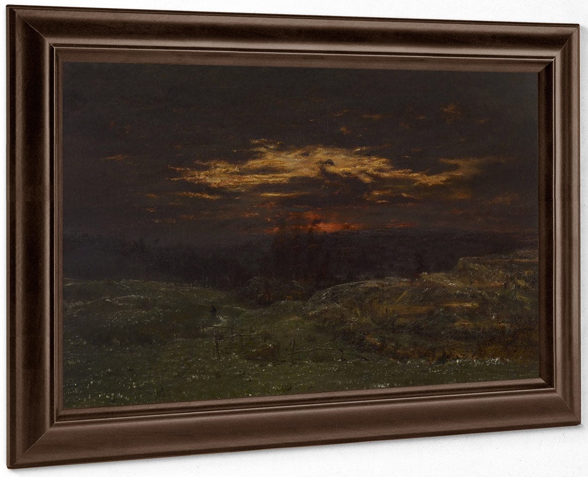 Hoarfrost 1845 By Theodore Rousseau Fine Art Print