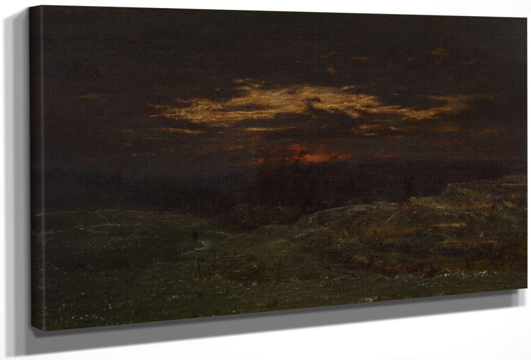 Hoarfrost 1845 By Theodore Rousseau Fine Art Print