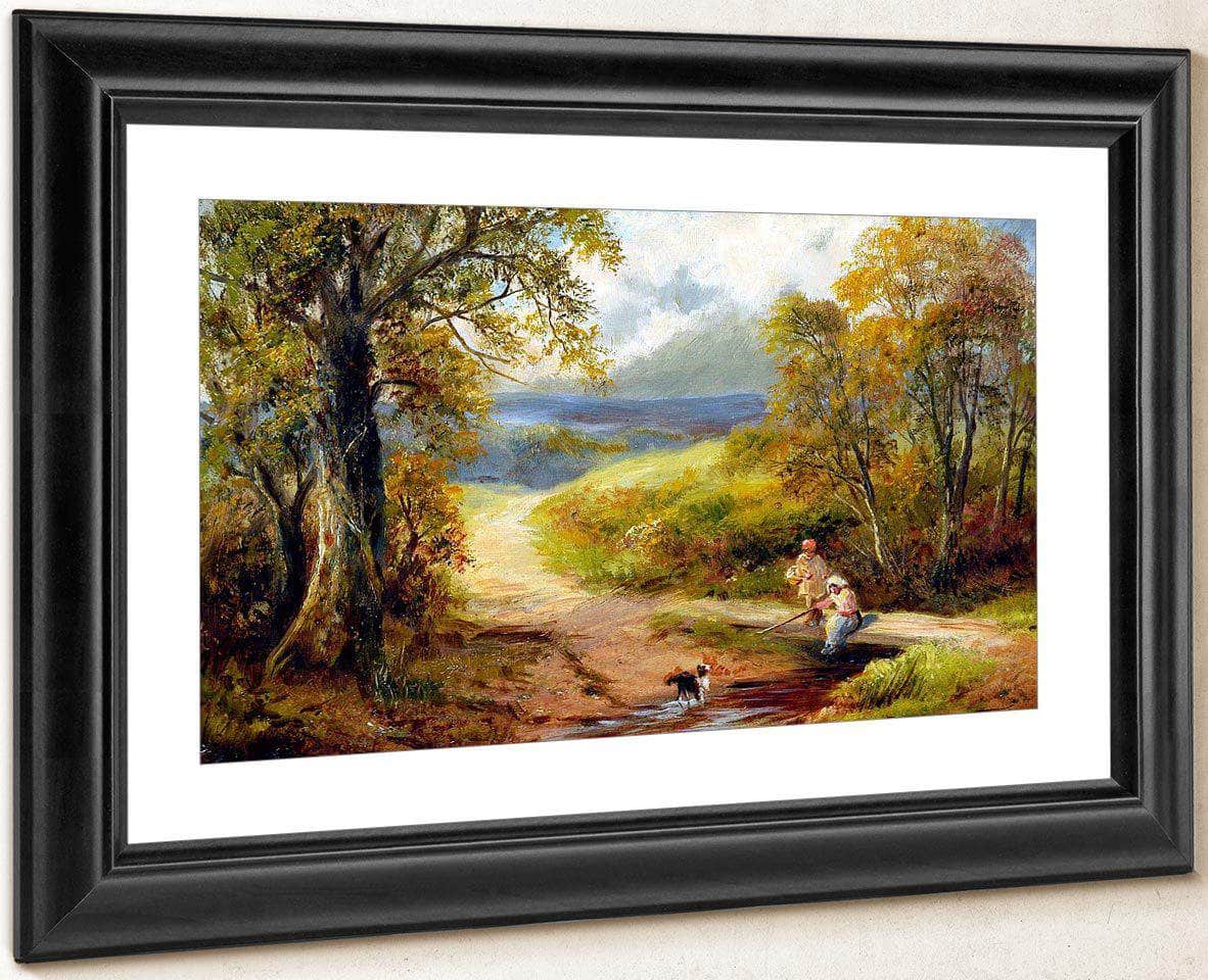 Hognaston And Kirk Ireton By George Turner Fine Art Print