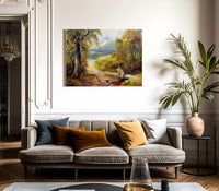 Hognaston And Kirk Ireton By George Turner Fine Art Print