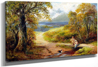 Hognaston And Kirk Ireton By George Turner Fine Art Print