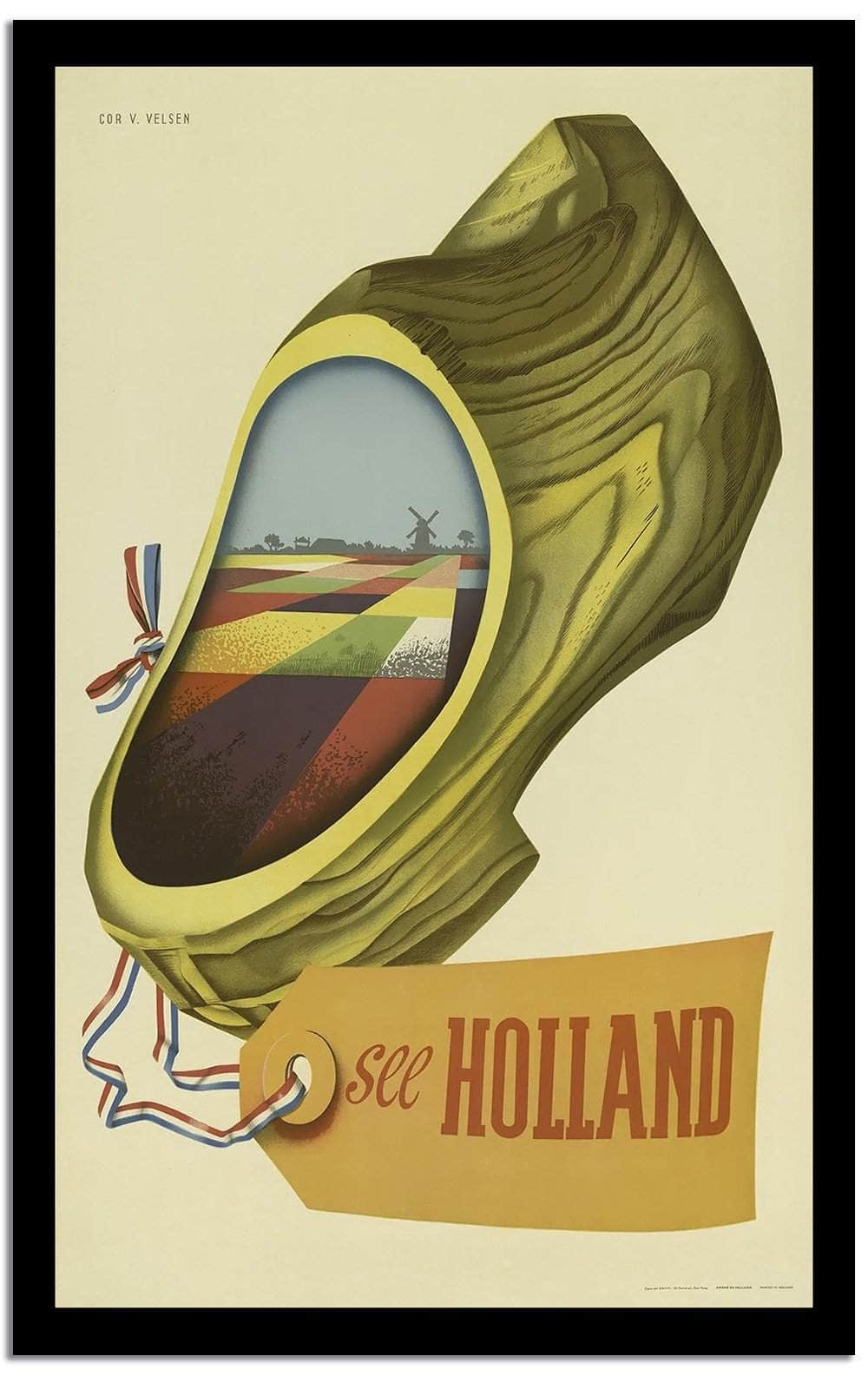 Holiand  Vintage Poster Fine Art Print