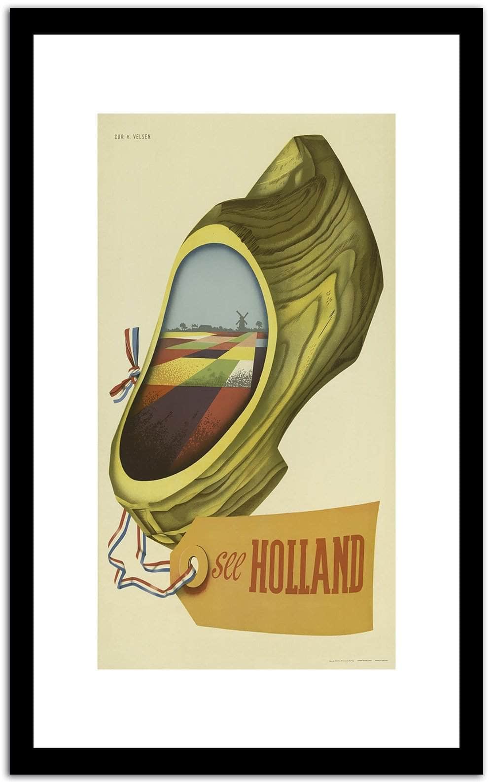 Holiand  Vintage Poster Fine Art Print