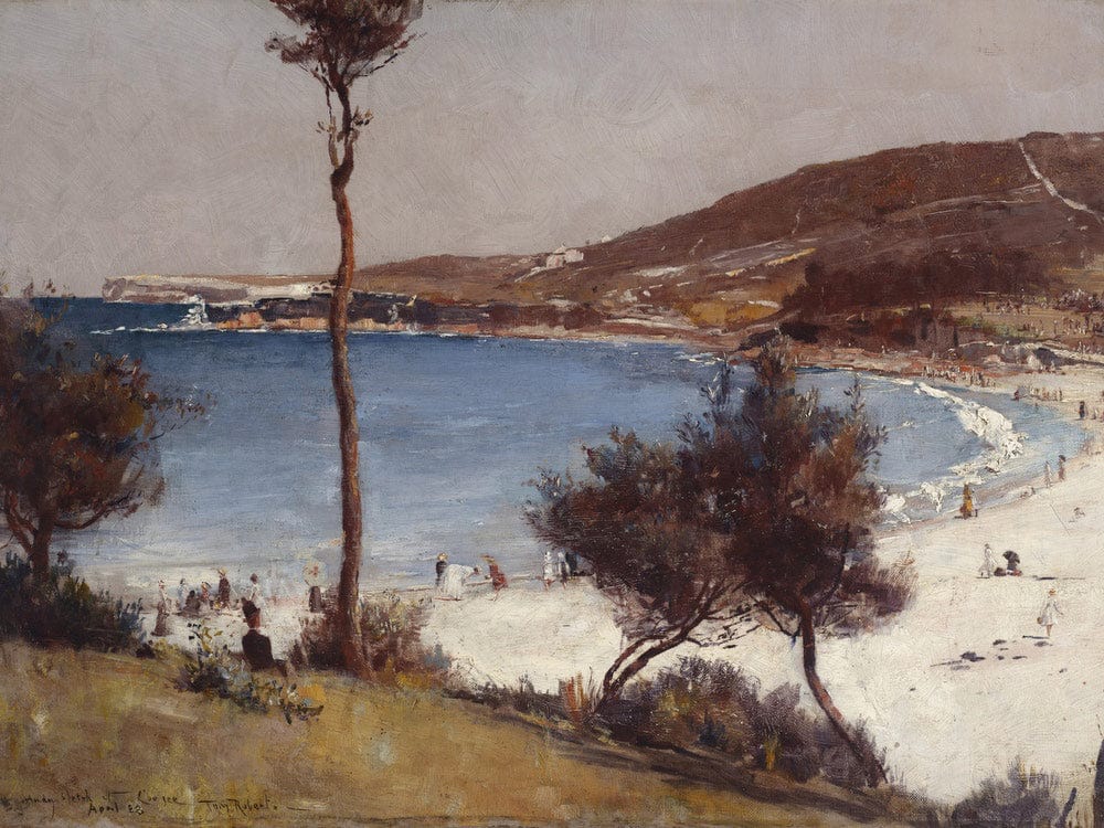 Holiday Sketch At Coogee By Tom Roberts Fine Art Print