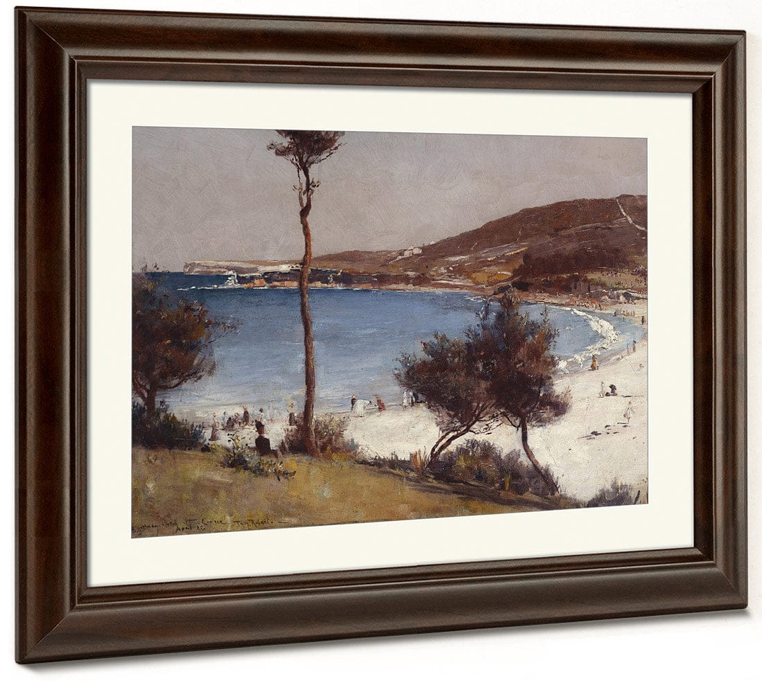 Holiday Sketch At Coogee By Tom Roberts Fine Art Print