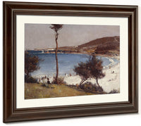 Holiday Sketch At Coogee By Tom Roberts Fine Art Print