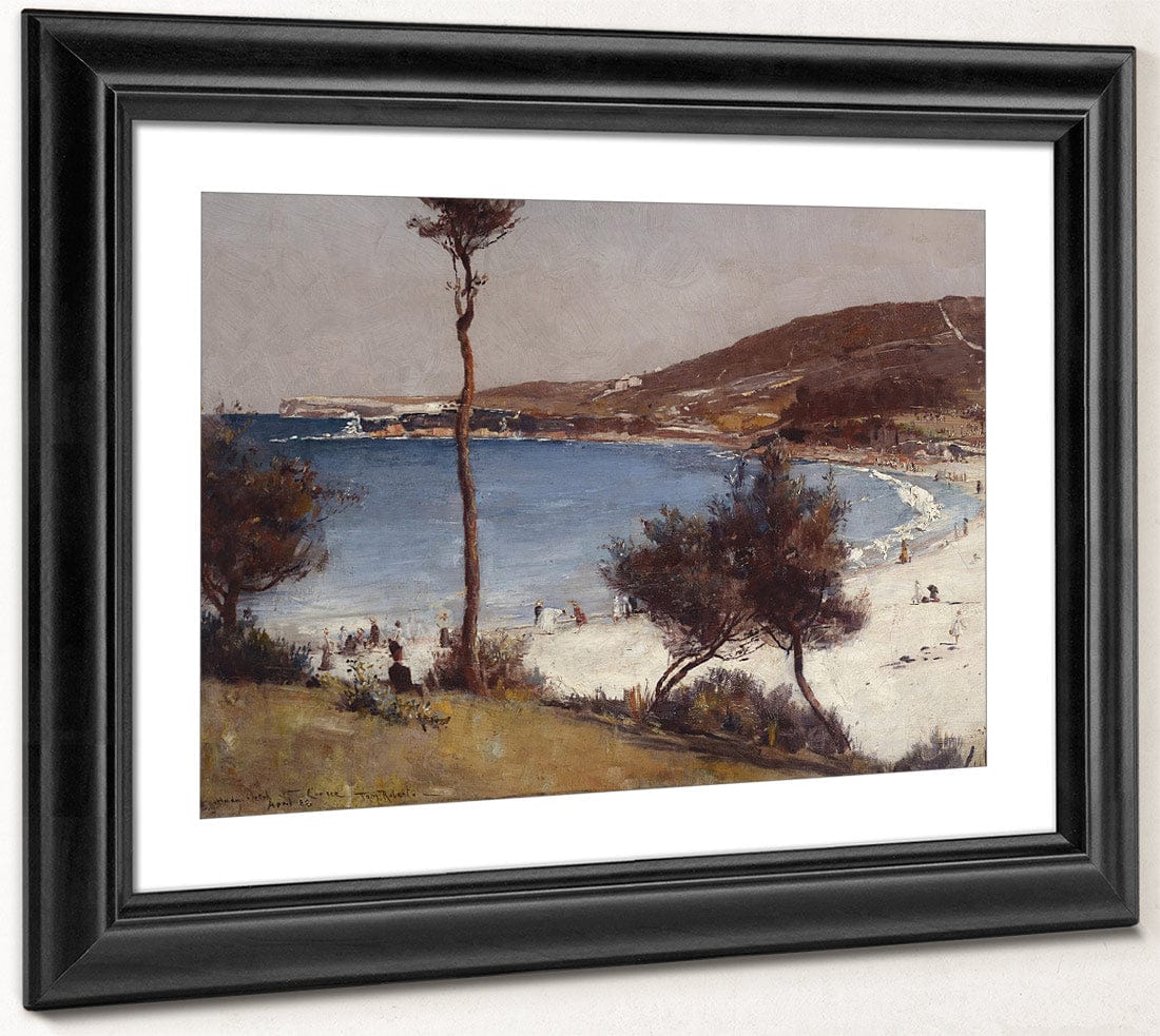 Holiday Sketch At Coogee By Tom Roberts Fine Art Print