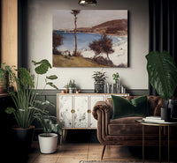 Holiday Sketch At Coogee By Tom Roberts Fine Art Print