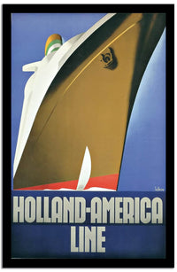 Holland America Line  Vintage Poster Fine Art Print