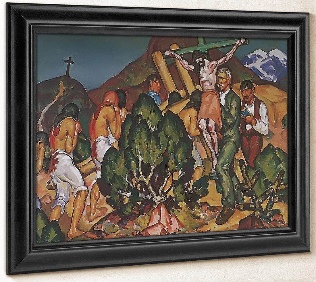 Holy Week In New Mexico Penitente Procession By William Penhallow Henderson Fine Art Print