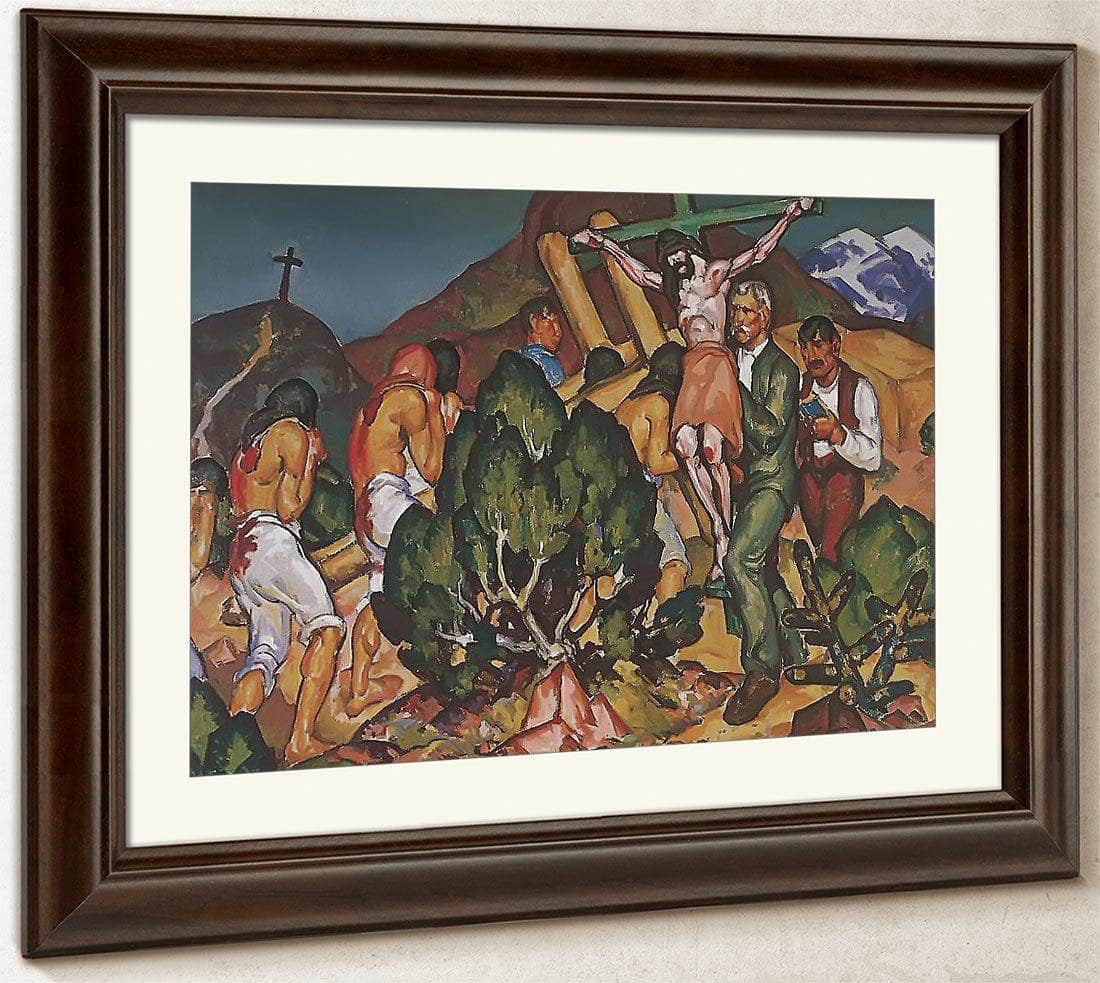 Holy Week In New Mexico Penitente Procession By William Penhallow Henderson Fine Art Print