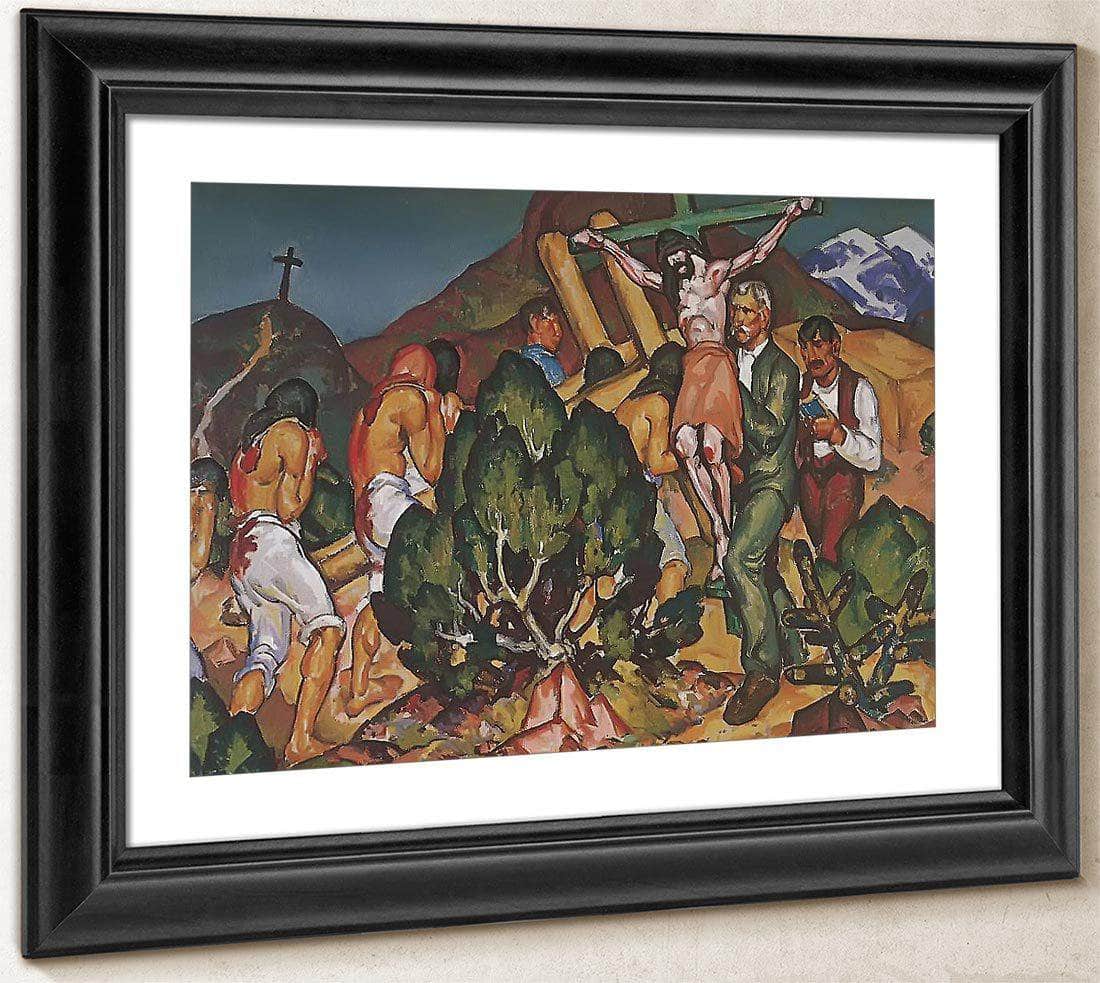 Holy Week In New Mexico Penitente Procession By William Penhallow Henderson Fine Art Print