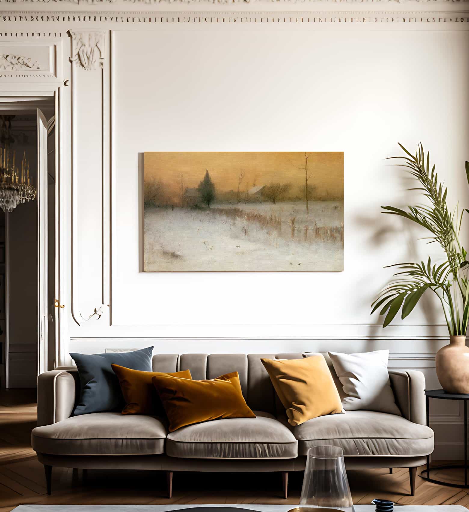 Home At Montclair By George Inness Fine Art Print