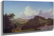 Home By The Lake By Fredric Edwin Church Fine Art Print