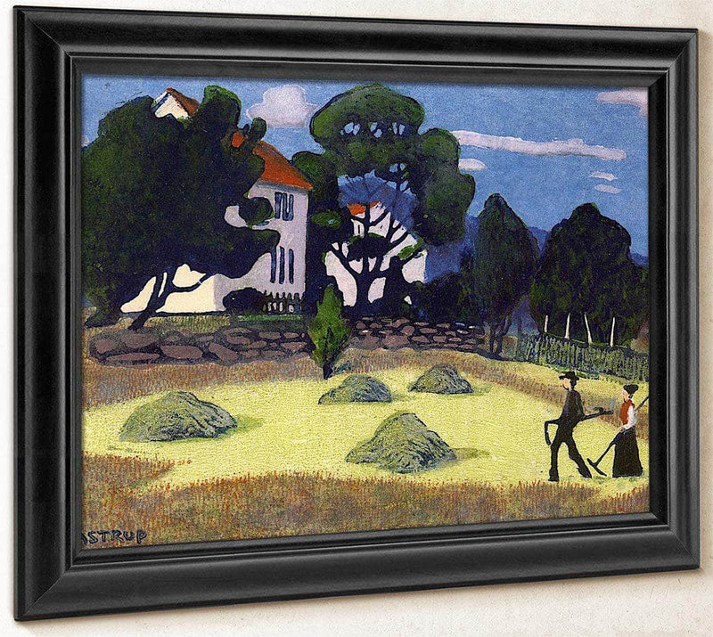 Home From Work 1 By Nicolai Astrup Fine Art Print