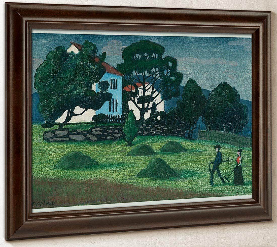 Home From Work 2 By Nicolai Astrup Fine Art Print