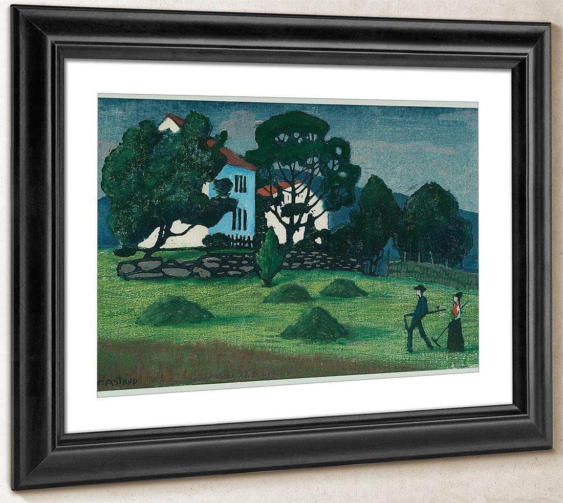 Home From Work 2 By Nicolai Astrup Fine Art Print