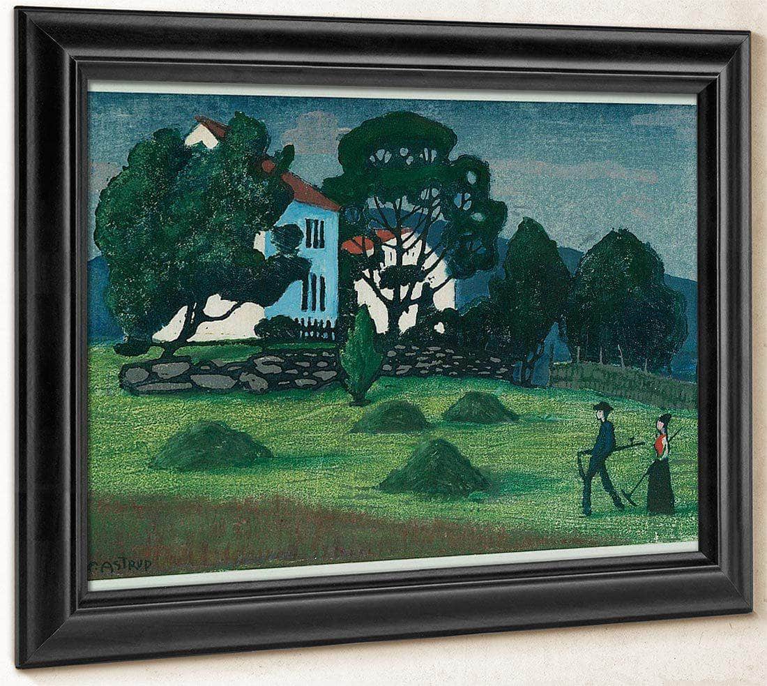 Home From Work 2 By Nicolai Astrup Fine Art Print