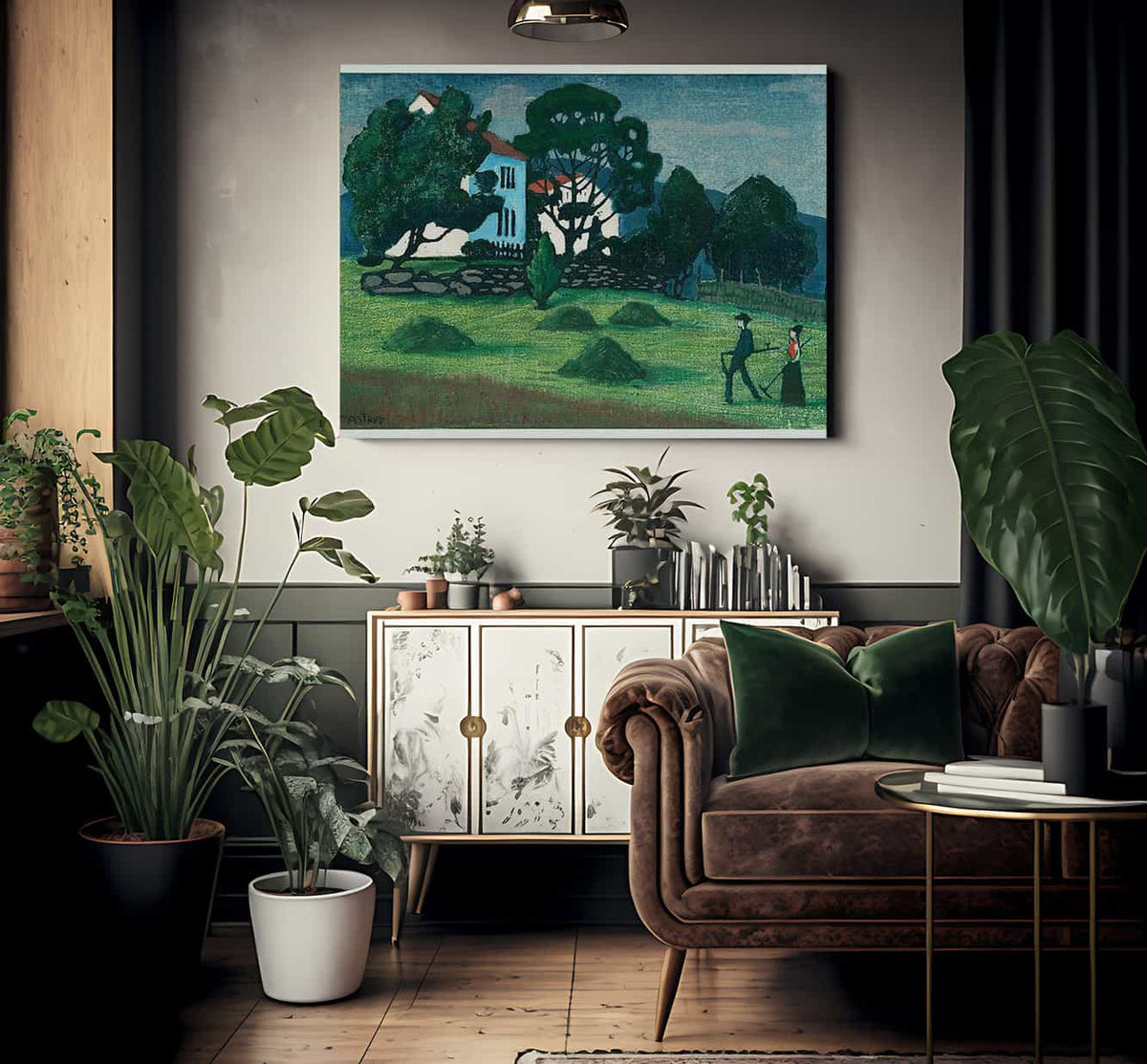 Home From Work 2 By Nicolai Astrup Fine Art Print