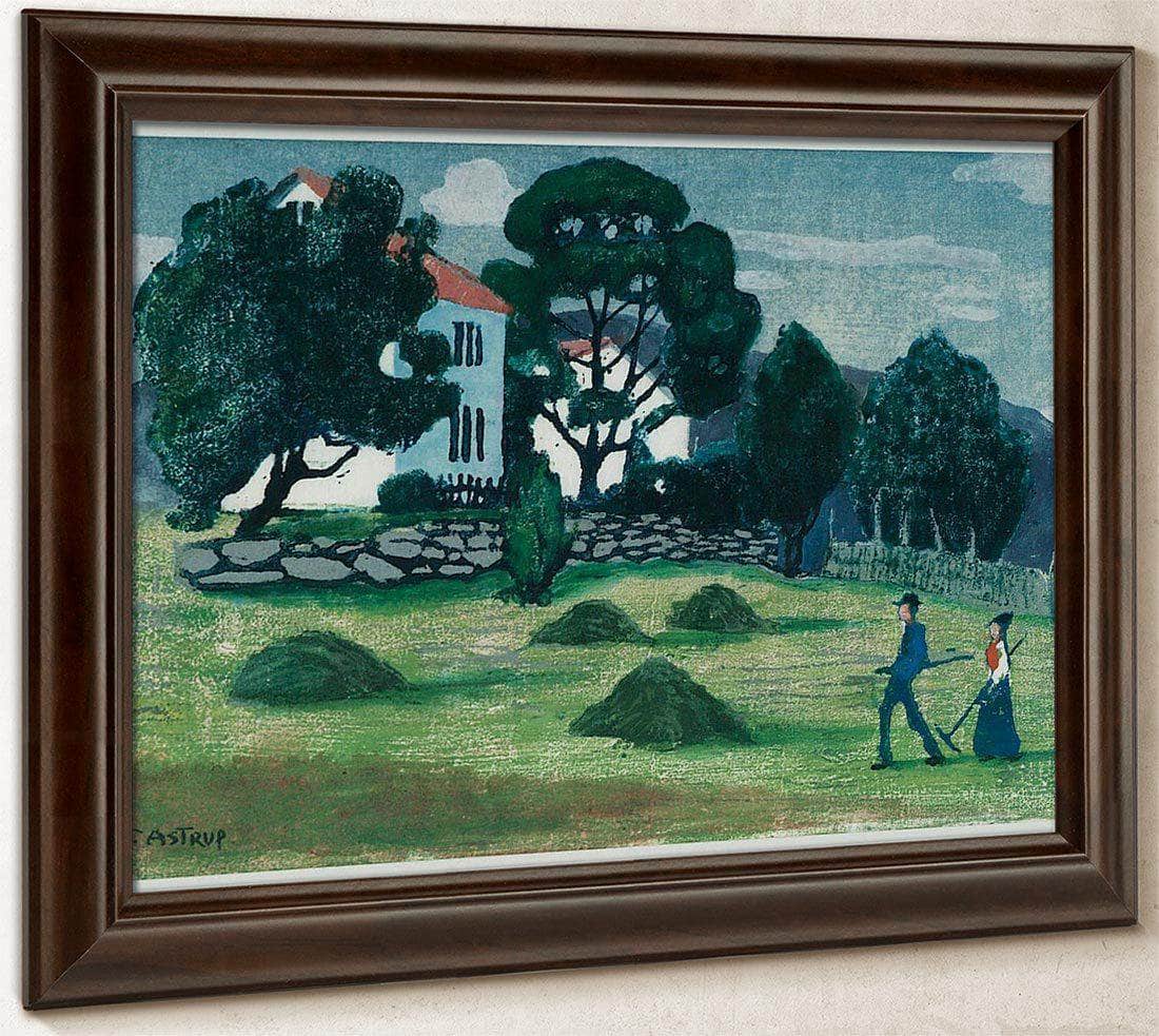 Home From Work 3 By Nicolai Astrup Fine Art Print