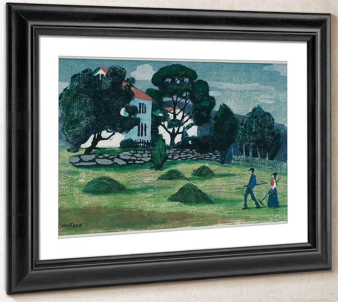 Home From Work 3 By Nicolai Astrup Fine Art Print