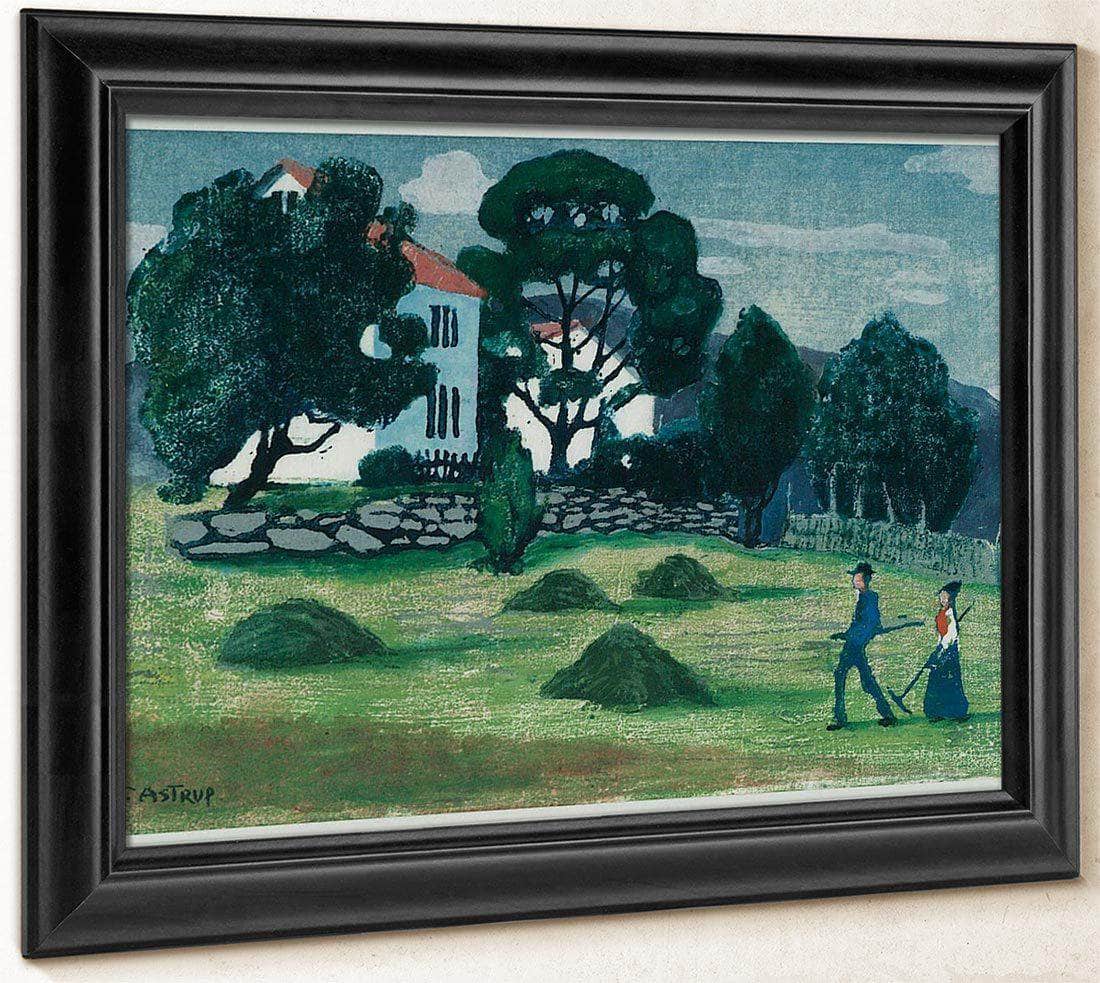 Home From Work 3 By Nicolai Astrup Fine Art Print