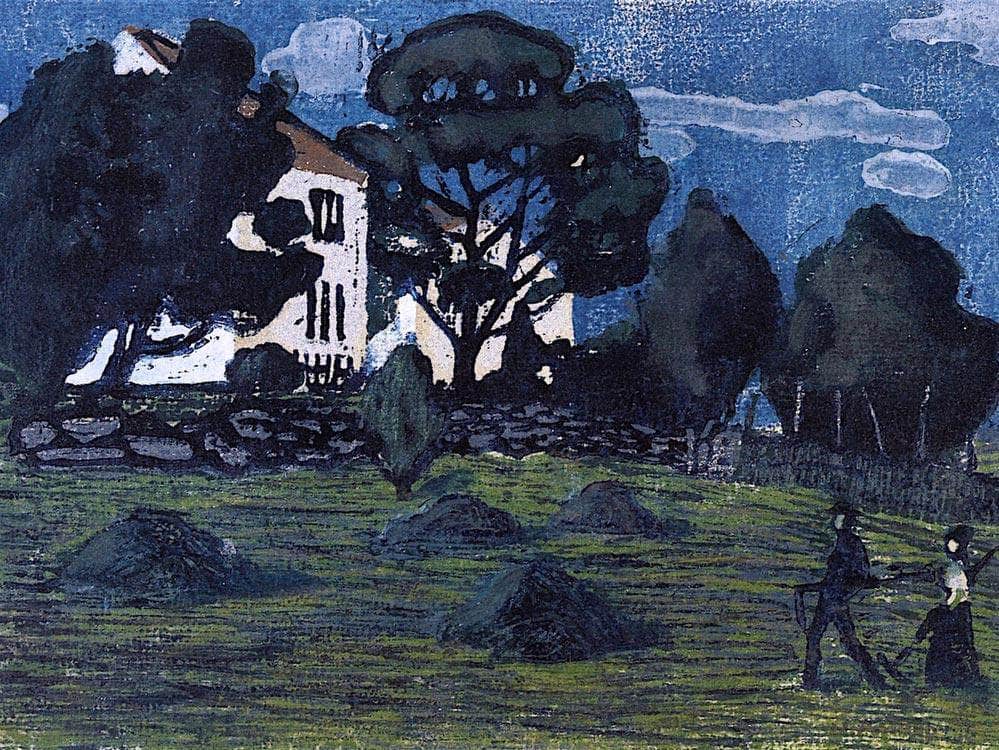 Home From Work 4 By Nicolai Astrup Fine Art Print