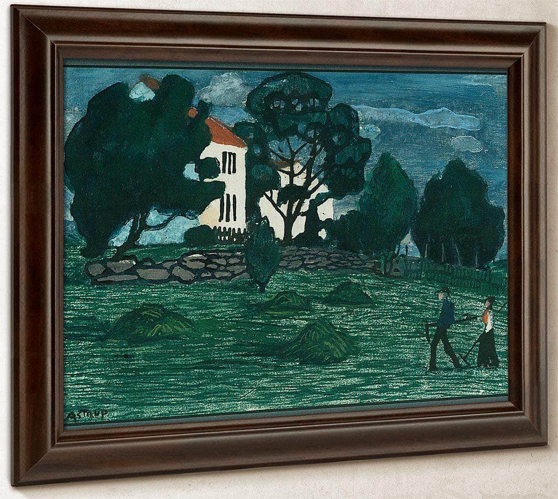 Home From Work By Nicolai Astrup Fine Art Print