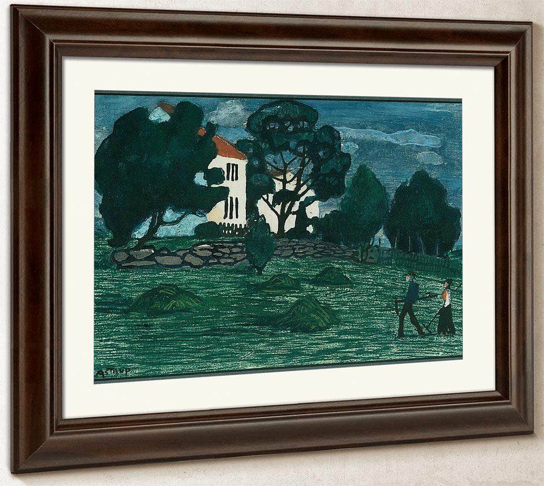 Home From Work By Nicolai Astrup Fine Art Print