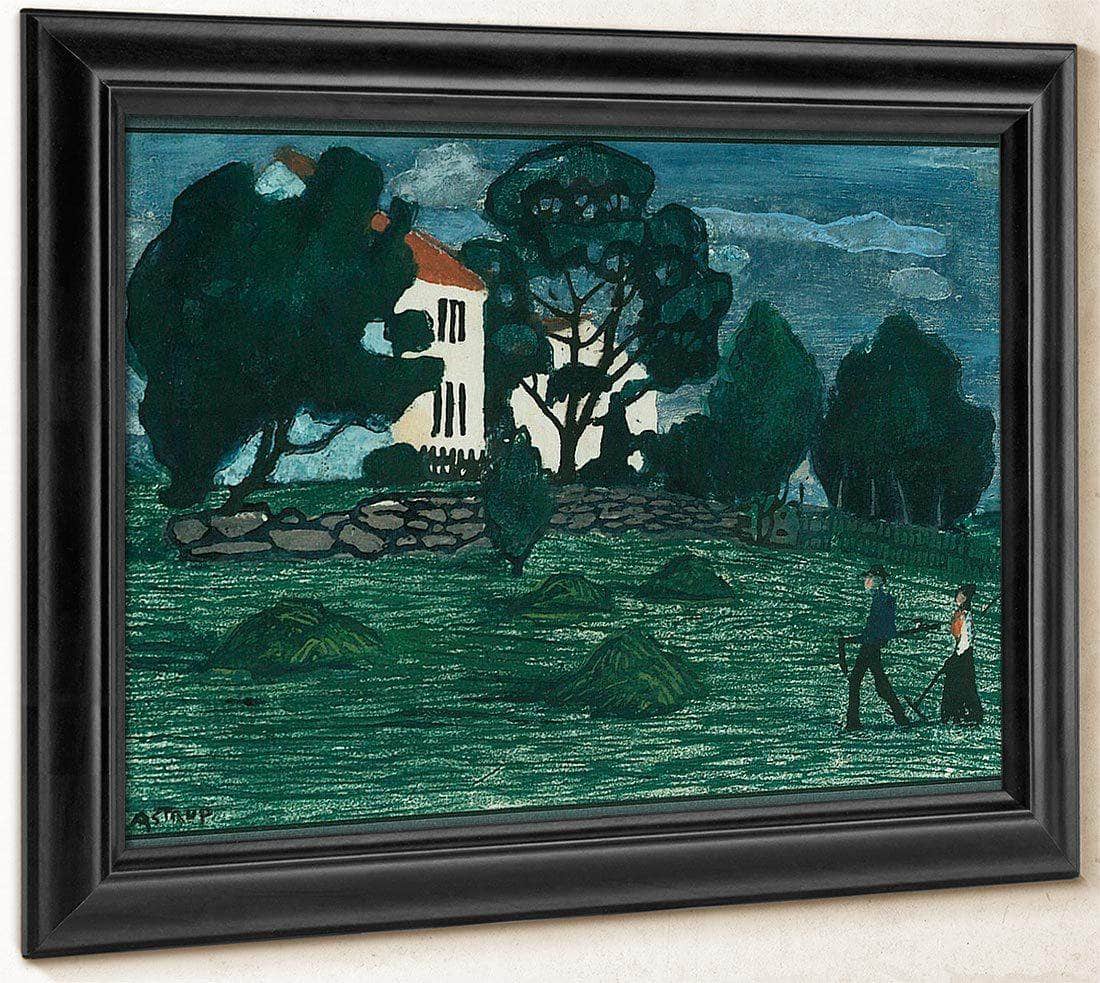 Home From Work By Nicolai Astrup Fine Art Print